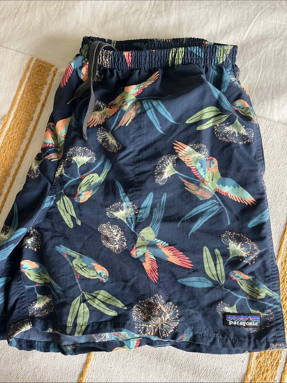 Patagonia Parrot Baggies Swim Shorts — Men’s XL - Like New!